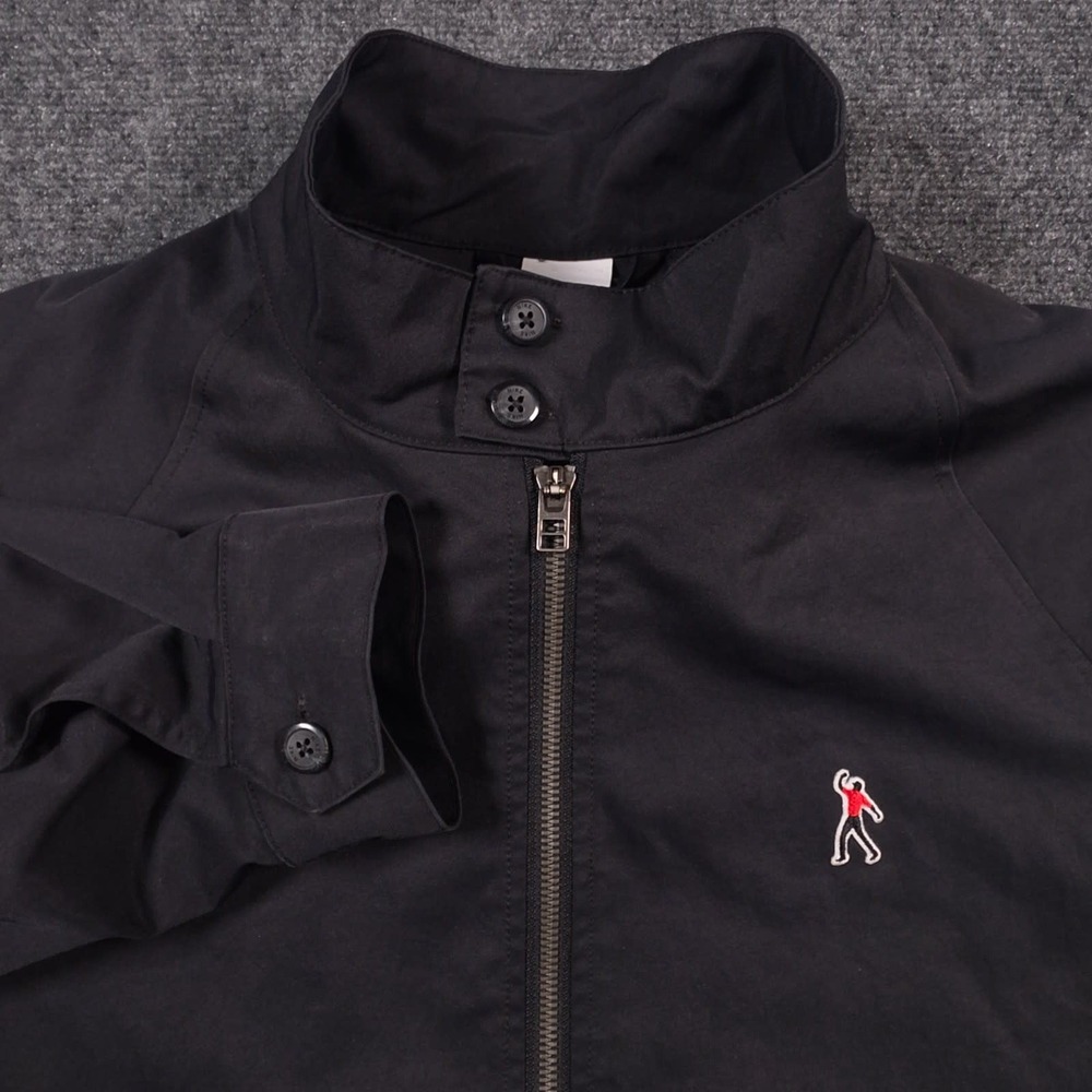 Nike Repel Tiger Woods Golf Jacket Mens M Black Full Zip Embroidered